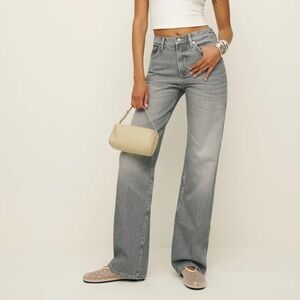 Reformation Val 90s Mid Rise Straight Leg Jeans in Nixie size 26
